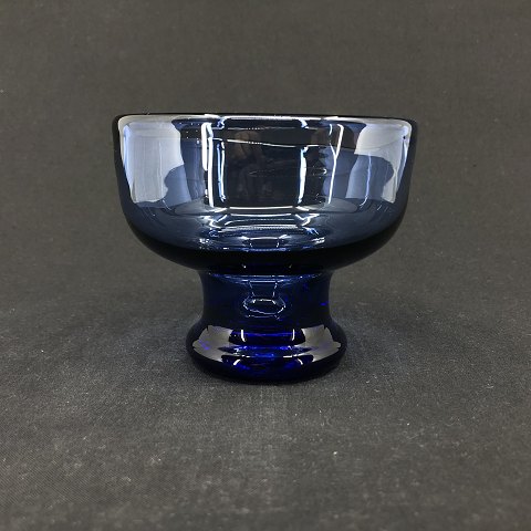 Safirblå skål fra Holmegaard

