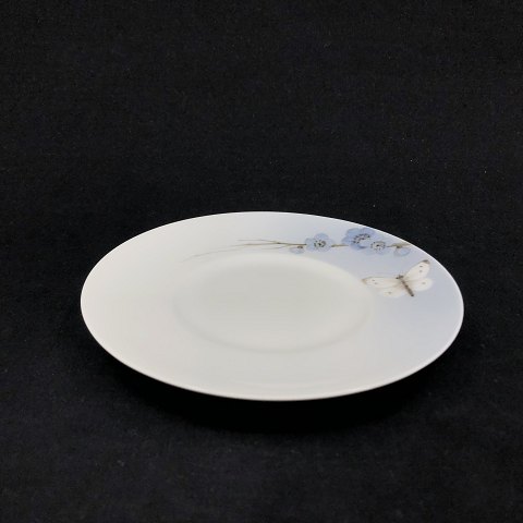 Art Nouveau Plate with white butter fly
