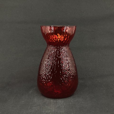 Ruby red hyacint vase from Fyens Glasswork
