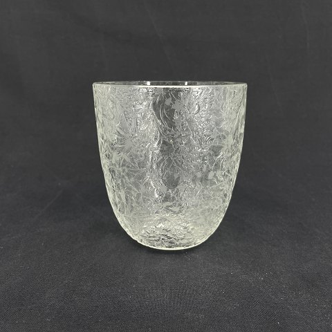 Ice flower vase in clear glass