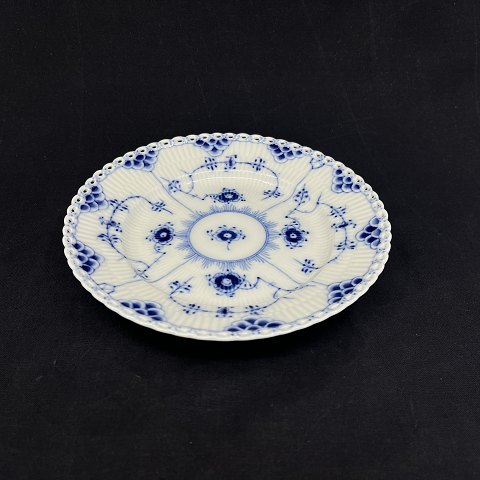 Blue Fluted Full Lace lunch plate, 19.5 cm.
