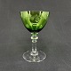 Rosenborg green white wine glass