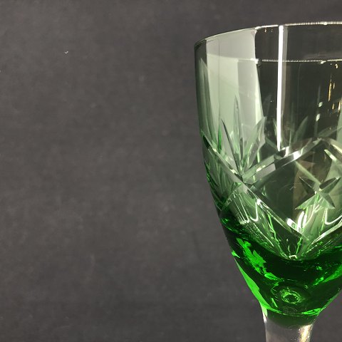 Mørkegrønt Ulla hvidvinsglas