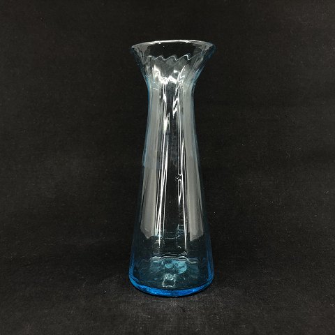 Sea blue hyacint vase from Fyens Glasswork
