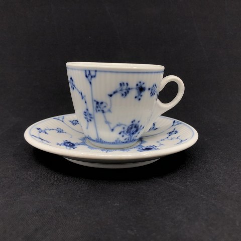 Blue Fluted Plain coffee cup cup 1/2078.
