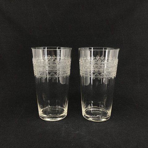 A set of water glasses from the early 1900s