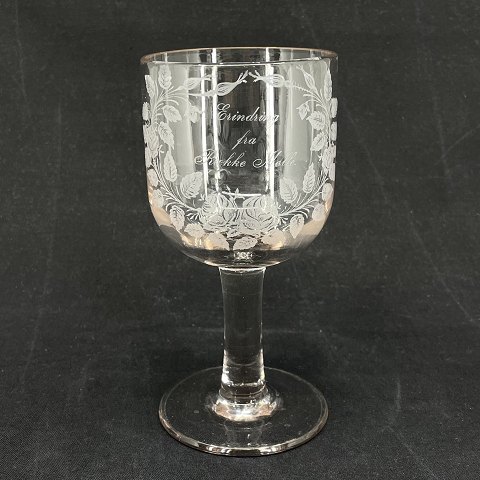 Rare Kastrup Memorial glass