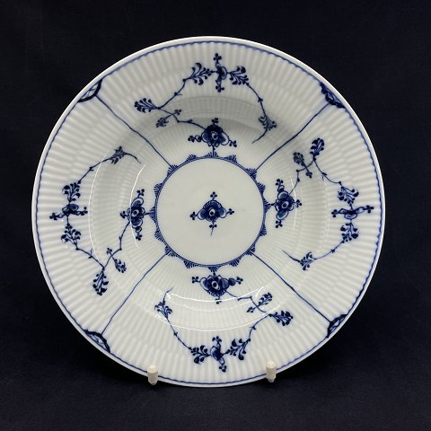 Blue Fluted Plain deep plate from the 1790s