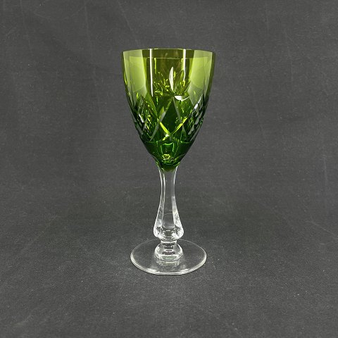 Annette green white wine glass