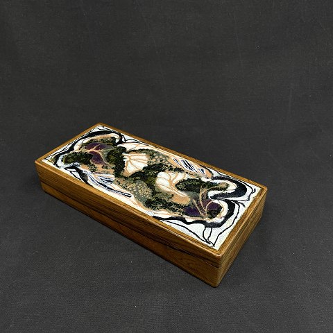 Alfred Klitgaard box with enamel by Bodil Eje
