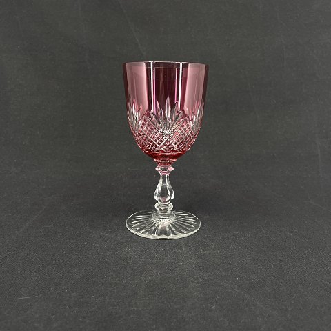 Lyserødt Massenet glas fra Saint Louis