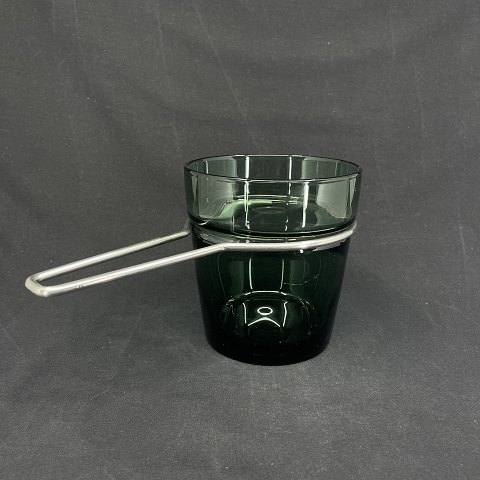 Modern glass ice bucket from Hadeland