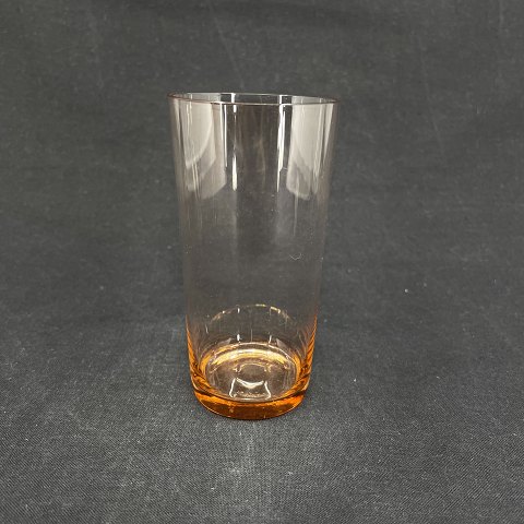 Salmon soda glass from Holmegaard