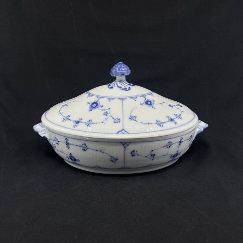 Blue fluted fluted dish