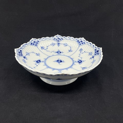 Blue Fluted Half Lace dish on foot from Royal 
Copenhagen
