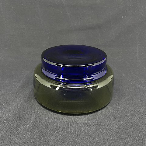 Low Blue top jar from Hadeland