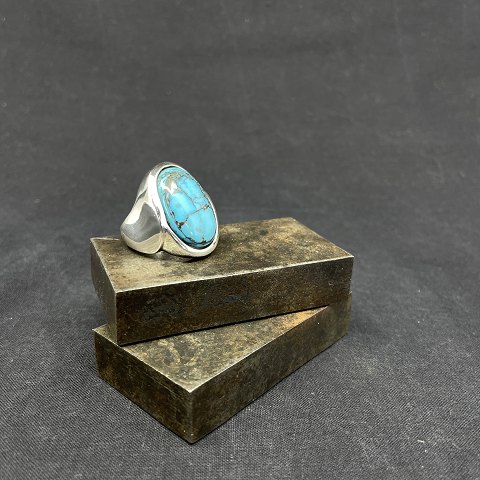 Ring with turquoise by N. E. From