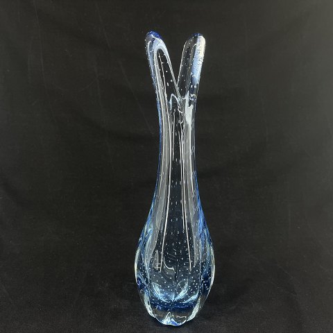 Duckling vase from Kastrup Glasswork, light blue
