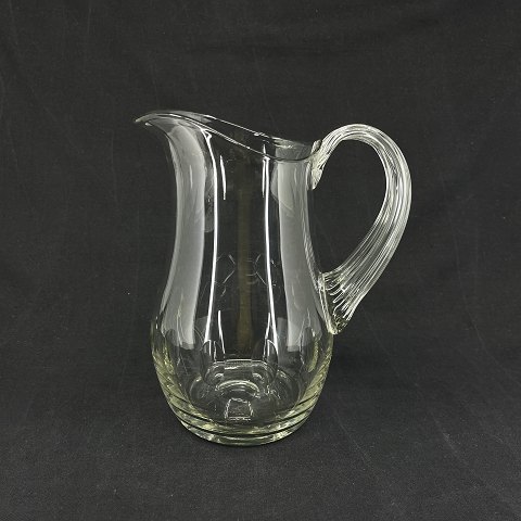 Glass jug with olives from Holmegaard Glasværk