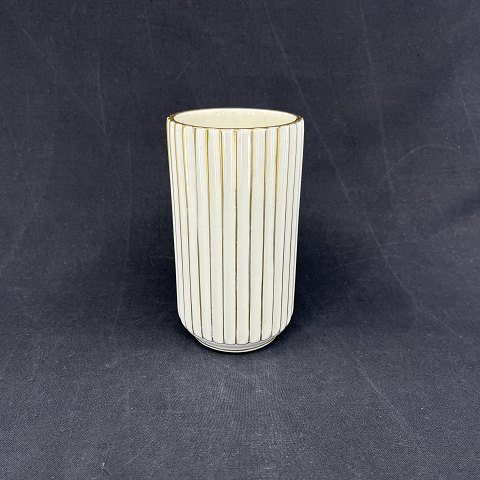 Hvid Lyngby vase, 15 cm.