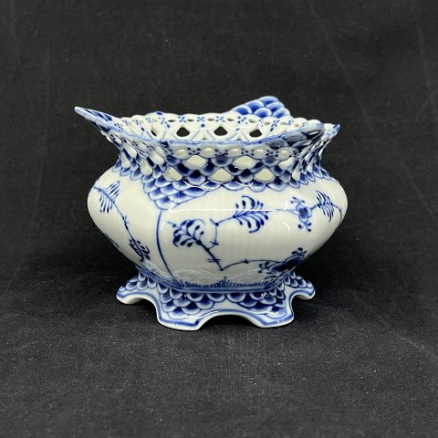Blue Fluted Full Lace sugar bowl
