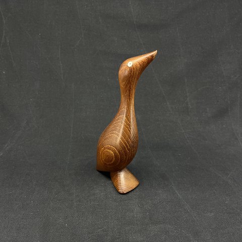 Figure in teak - duck