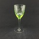 Uranium green Ulla white wine glass
