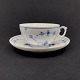 Large Blue Fluted Plain tea cup, 1/75